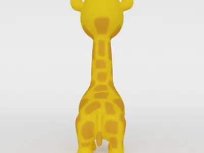 Giraffe toy Low-poly 3D model purchase