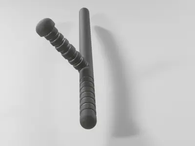 Baton Nightstick Low-poly 3D model
