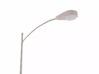Highway Light lowpoly 3d model Free low-poly 3D model