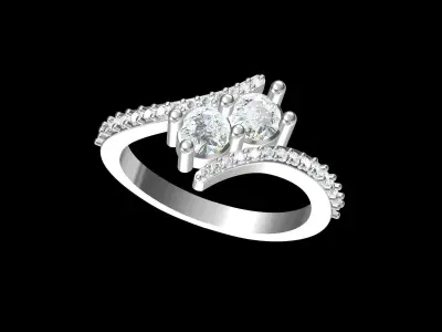 Wedding Ring  3D print model 288