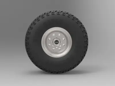 Offroad wheel 3 3D model