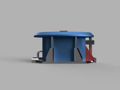 Spaceship Table 3D print model