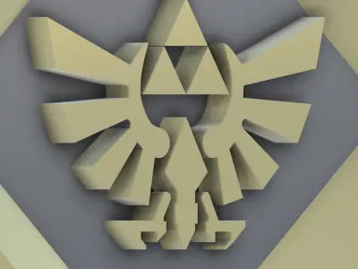 Royal claymore 3D printable from the legend of zelda BOTW 3D print model