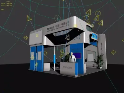 Exhibition - Area - 6X6-3DMAX2009-14 3D model