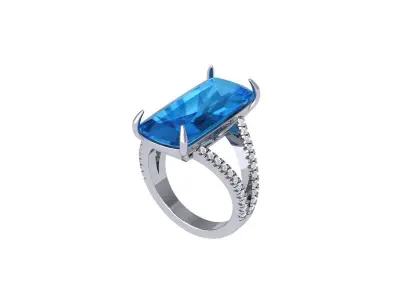 Wedding Ring  3D print model 345
