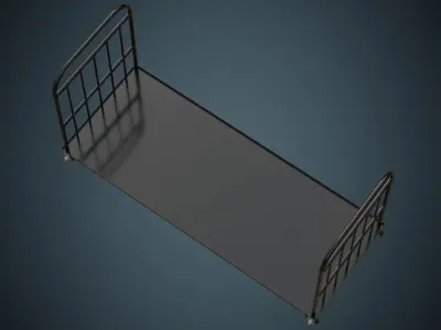 Transport Trolley 1A Low-poly 3D model