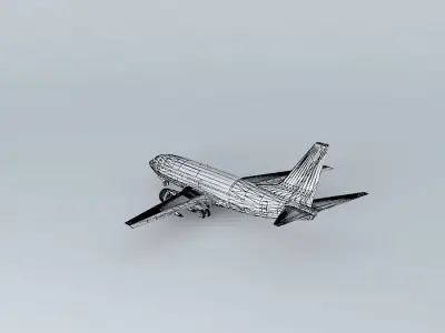 Vision Airlines Boeing 737 300 Free 3D model