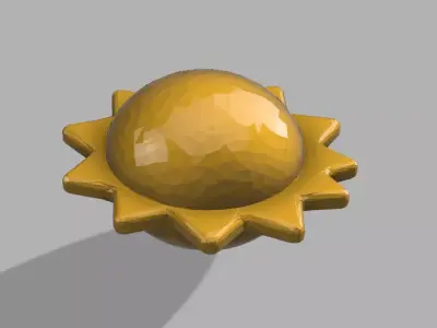 Sun 3D Model 3D print model