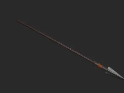 Spear Tarzan jungle spear Free 3D model