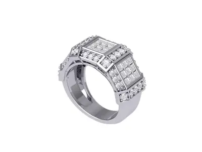 Wedding Ring  3D print model 351