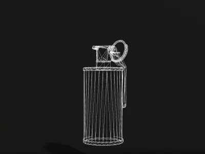 smoke bomb 3D model