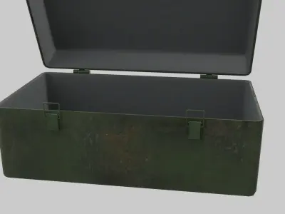 Metal Tool Box Low-poly 3D model purchase
