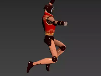 Spring Festival Gala - Jumping Robot 2 3D model