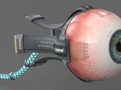  Cybernetic Eye Implant 