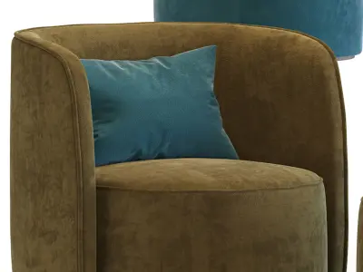 Armchair Ditre Italia Chloe 3D model purchase