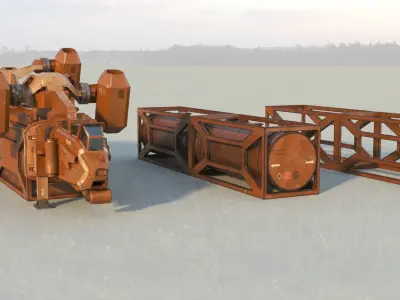 SpaceShip Loader 3D model
