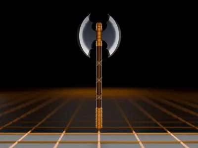 Axe Labrys 3D model