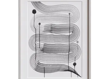  Composition No. 319 Abstract Wall Art Model 