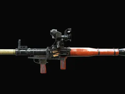 RPG 7 3D model by tutrazrez