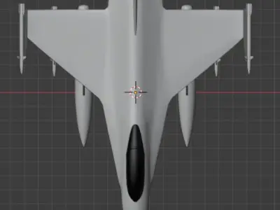 F-16 Aircraft 3D model