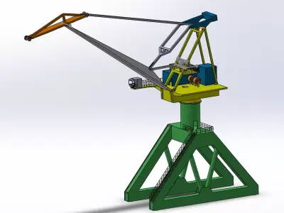 Grua canguro 3D model