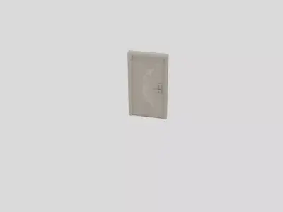 Industrial Factory Machine Service Door Panel for 3D print 3D model
