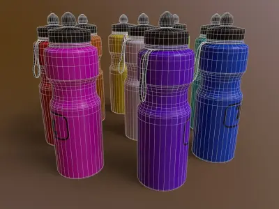 Water Bottle 3D model 53