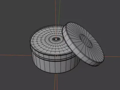 Cream Bottle Container Free 3D model