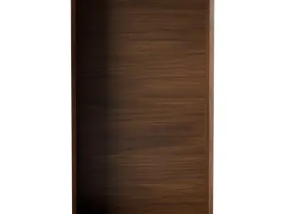 Nolan Collection Dark Walnut Antique Bronze Locker Pack Low-poly 3D model