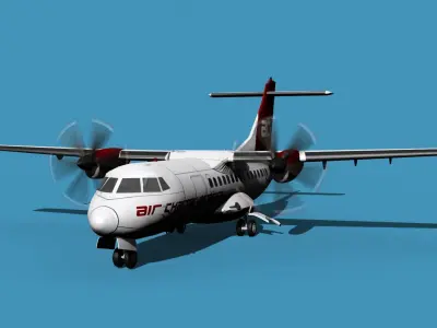 ATR-42-320 Air Charter America 3D model