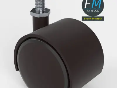 Trolley wheel 2 3D model