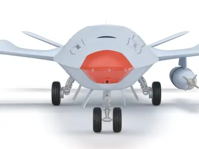 Boeing MQ25 Stingray Aerial Refueling Drone 3D model