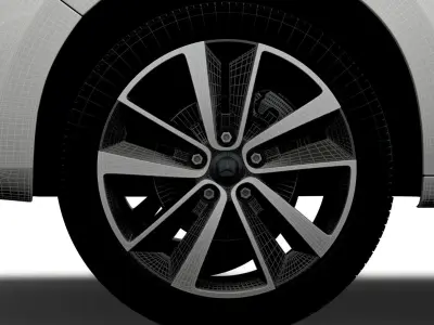 Mercedes Benz T klasse 2023 wheel 3D model