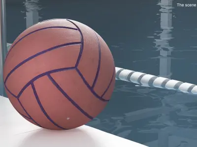 Water Polo Ball 3D model buy