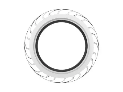 Pirelli Angel GT Rear Motorcycle Tyre 3D model
