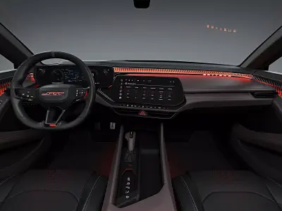 2024 Dodge Charger Daytona SRT Concept Grey 3D model