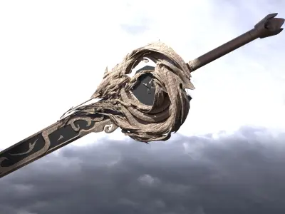 Air element Sword  3D model