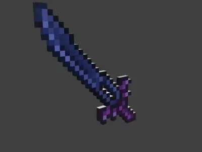 Nights Edge From Terraria Low-poly 3D model