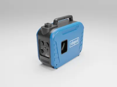 Scheppach Mini Generator Low-poly 3D model