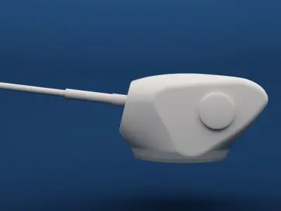 Naval Cannon 3D model