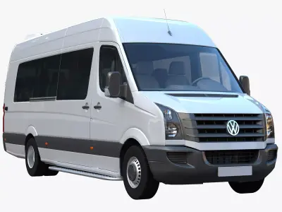 Passenger minibus VW Crafter 50 3D model
