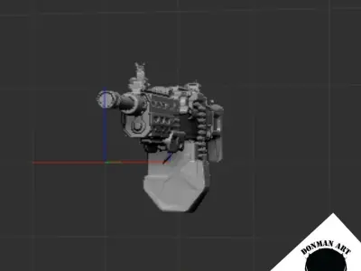 M91 SCALE 1 12 FOR ACTION FIGURES 3D print model