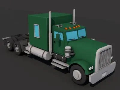 Truckstrailer Free 3D model