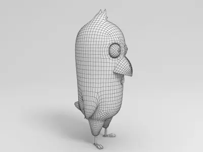 Chicky Character Free 3D model
