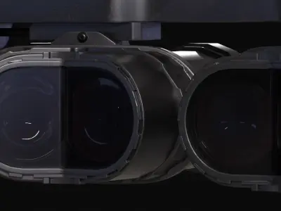 L3 GPNVG visor - low poly - game ready Low-poly 3D model