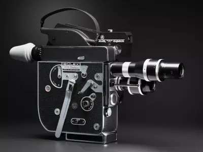 Bolex H16 vintage camera 3D model