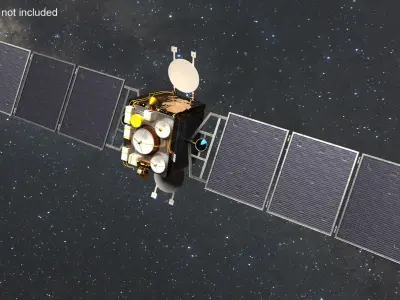 INSAT 3B Satellite 3D model