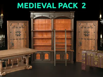 medieval pack two 3D model