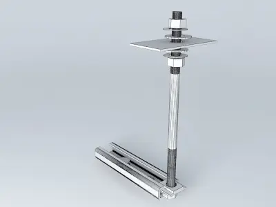 Earthquake bracing for Data Center Cabinets 3D model