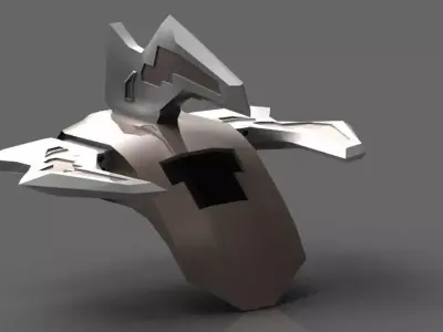Clawfighter space craft 3D print model